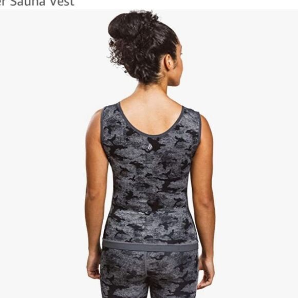New without Tags Ladies Sweat Shaper Camo Tank‎ and Leggings Set Large/XL - Picture 5 of 16